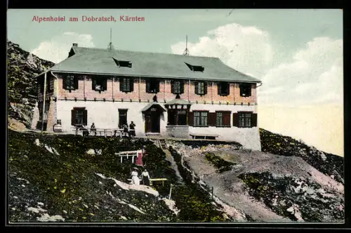 AK Dobratsch /Kärnten, Alpenhotel am Dobratsch