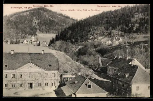 AK Johann Adolf Hütte, Ortsansicht