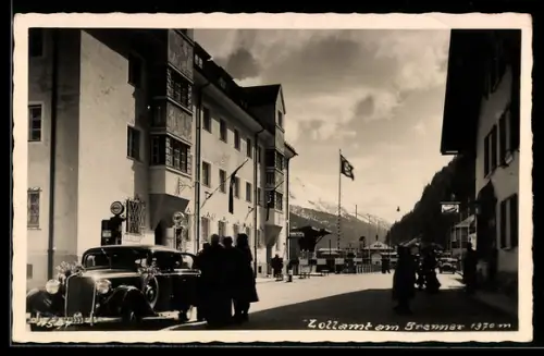 AK Brennerpass, Zollamt am Brenner, -Fahne