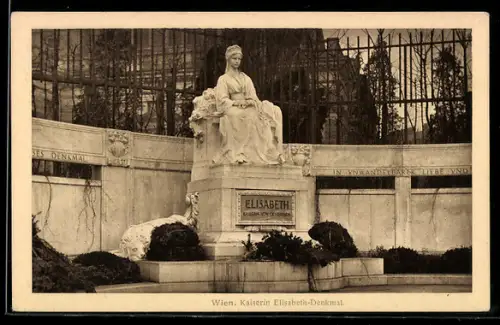 AK Wien, Kaiserin Elisabeth-Denkmal