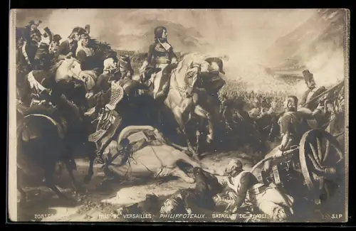 AK Napoleon mit seiner Armee bei der Schlacht um Rivoli