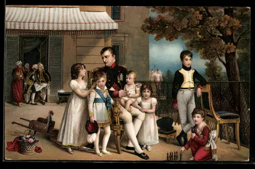 AK Napoleon und die Familie Murat
