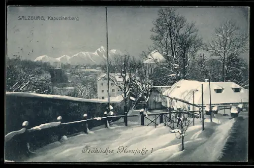 AK Salzburg, Partie auf dem Kapuzinerberg