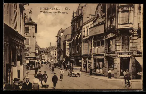 AK Mülhausen im Elsass, Wildemann-Strasse