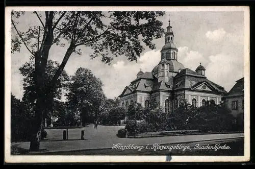 AK Hirschberg, Partie an der Gnadenkirche
