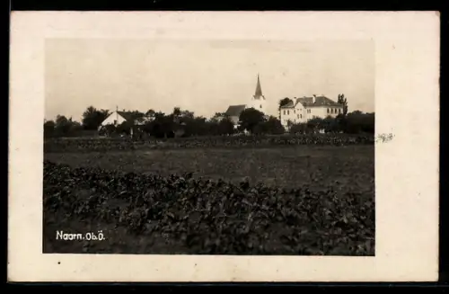 AK Naarn / Oberösterreich, Blick zur Kirche