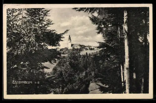 AK Esternberg, Blick auf die Pfarrkirche