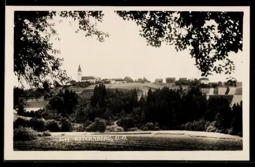 AK Esternberg / Oberösterreich, Panorama der Ortschaft