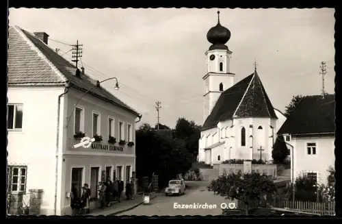 AK Enzenkirchen / Oberösterreich, Tabak Trafik & Kaufhaus Eichinger