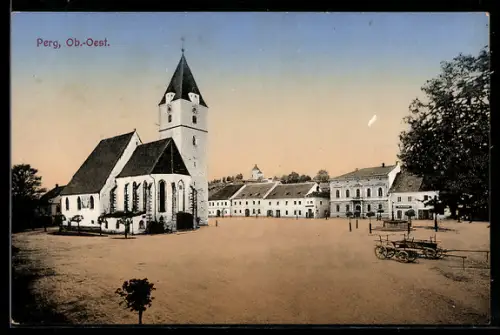 AK Perg, Blick zu Kirche