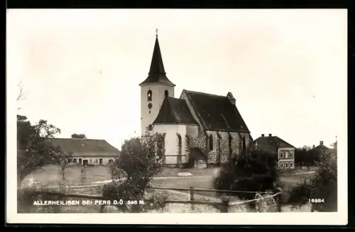 AK Allerheiligen, Kirche im Ort