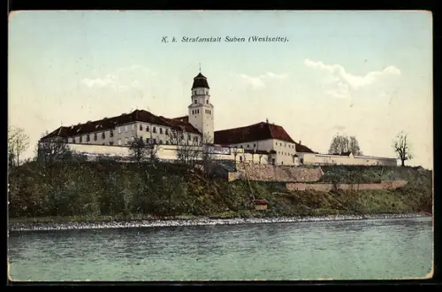 AK Suben, K. k. Strafanstalt, Die Westseite