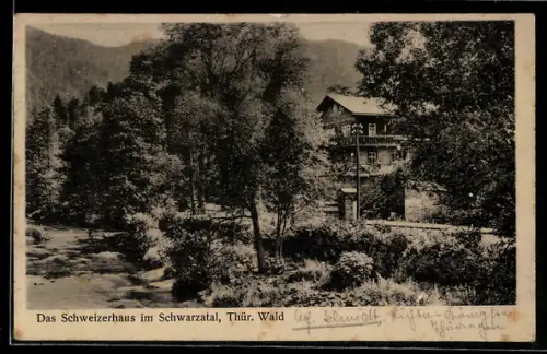 AK Schwarzatal /Thür. Wald, Schweizerhaus