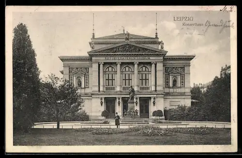AK Leipzig, Ansicht vom Konzerthaus