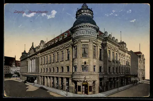 AK Leipzig, Ansicht vom Centraltheater