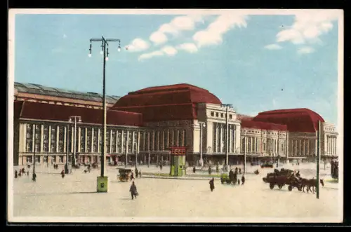 AK Leipzig, Vor dem Hauptbahnhof