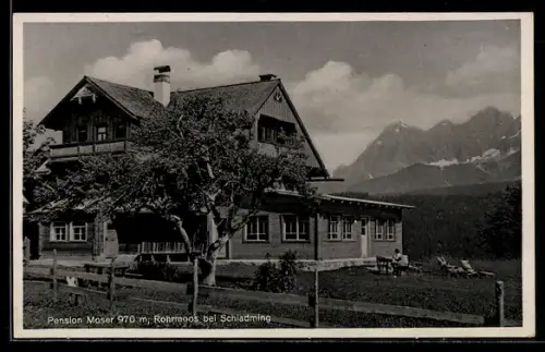 AK Rohrmoos, Pension Moser gegen die Berge