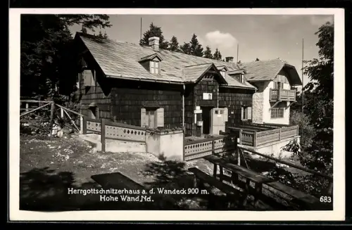 AK Herrgottschnitzerhaus, Ansicht des Hauses an der Wandeck