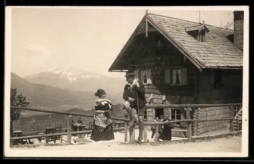 AK Bürgeralpe, Alpengasthof v. Rudolf Steiner