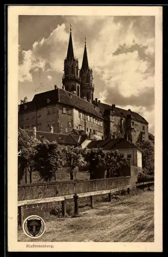 AK Klosterneuburg, Ortsansicht mit Stift, Deutscher Schulverein