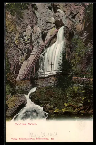 AK Wasserfall Todtes Weib