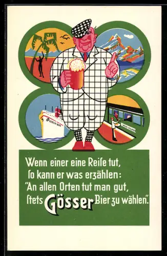 AK Leoben-Göss, Brauerei-Werbung, Gösser Brauerei AG