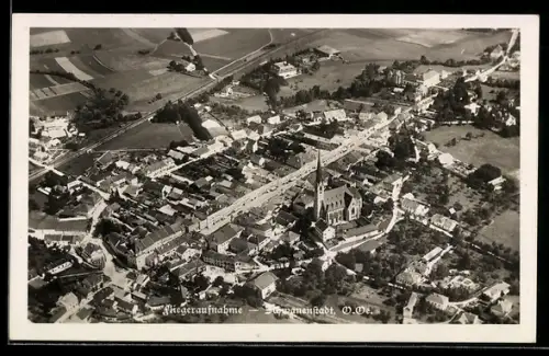 AK Schwanenstadt /O.Ö., Fliegeraufnahme