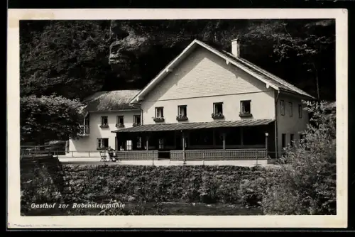 AK Gmunden, Rabensteinmühle, Gasthof