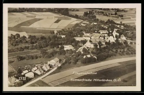 AK Mitterkirchen /O.-Ö., Fliegeraufnahme