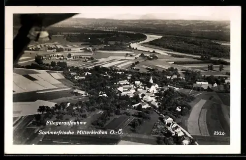 AK Mitterkirchen /O. Ö., Fliegeraufnahme