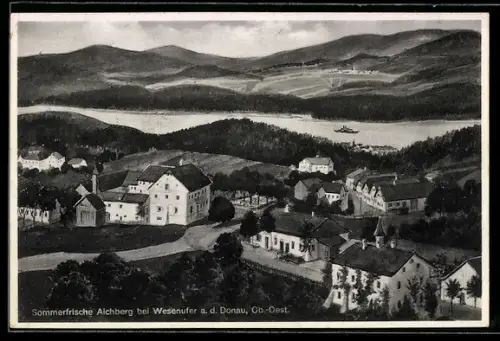 AK Waldkirchen am Wesen, Aichberg bei Wesenufer, Panorama