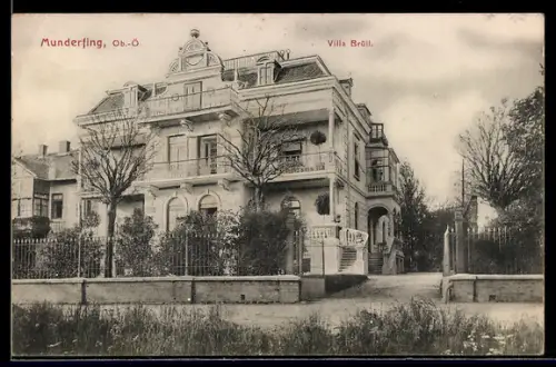 AK Munderfing /Ob.-Ö., Villa Brüll