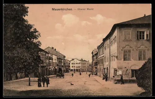 AK Mauerkirchen, Oberer Markt