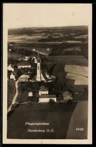 AK Handenberg /O.-Ö., Fliegeraufnahme