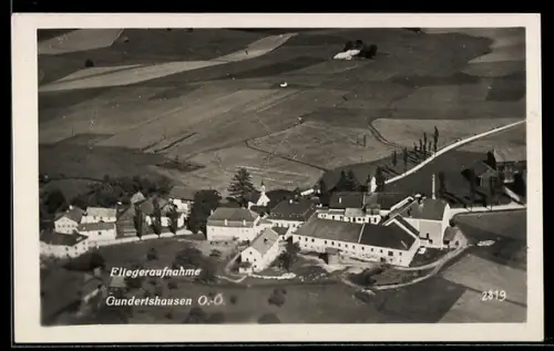 AK Gundertshausen /O.Ö., Fliegeraufnahme