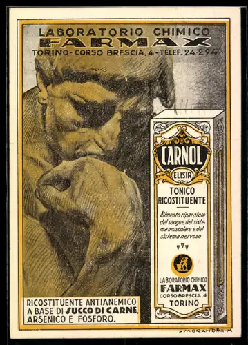 AK Torino, Carnol, Tonico Ricostituente, Reklame
