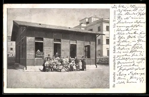 AK Rom, Die deutsche evangelische Schule, Via Toscana
