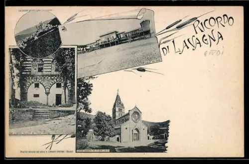 AK Lavagna, Chalet dei Bagni, Antica Abbazia dei Fieschi, Antico Palazzo dei Fieschi