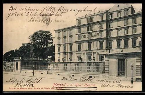 AK Napoli, L`Hôtel Hassler
