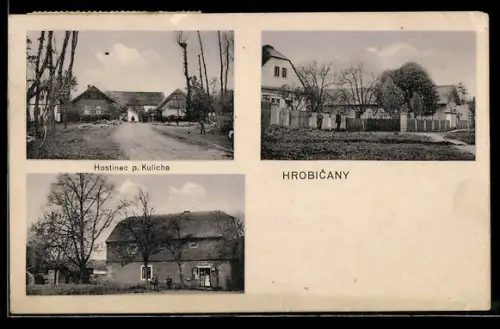 AK Vysoké Veselí, Hrobicany, Hostinec p. Kulicha