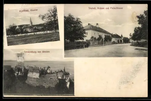AK Pupping, Kloster, Steindl, Krämer und Fleischhauer, Schaumburg