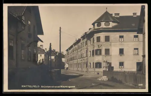AK Knittelfeld, Partie in der Stupalpenstrasse-Weyerngasse