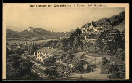 AK Parsch, Sanatorium mit Dependance