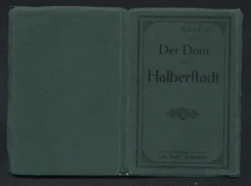 10 AK Halberstadt, Dom in der Aussenansicht und verschiedene Innenansichten, Altar, Gemälde