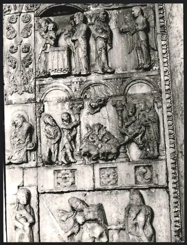 Fotografie Dr. Grebert, Ansicht Verona - Venetien / Italien, San Zeno Details der linken Marmorreliefs