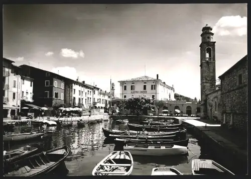Fotografie Dr. Grebert, Ansicht Lazise - Venetien / Italien, Albergo S. Marco am Hafen