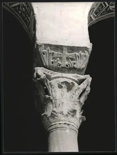 Fotografie Dr. Grebert, Ansicht Codigoro - Emilia-Romagna / Italien, Abtei Pomposa, Säulenkapitell