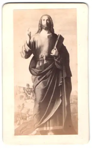 Fotografie F. & O. Brockmann, Dresden, Gemälde: Der Heiland, nach Cima