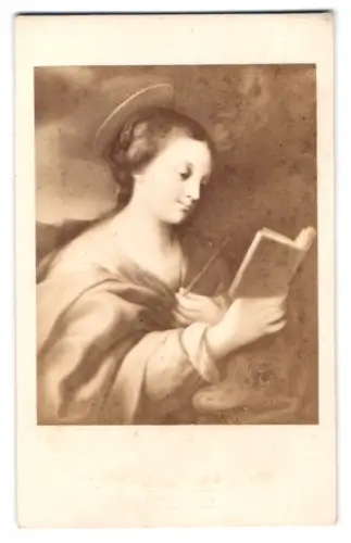 Fotografie Brockmann, Dresden, Gemälde. Die heilige Margarethe, nach Correggio