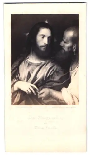 Fotografie Hanns Hanfstaengl, Gemälde: Der Zinsgroschen, nach Titian Vecelli